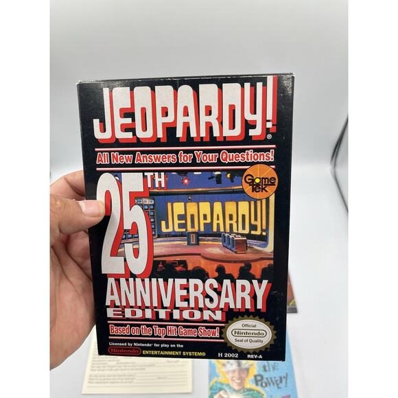 Jeopardy 25th Anniversary Nintendo NES - Complete In Box! - Picture 8 of 16